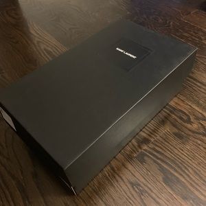 Saint Laurent Shoe Box Empty New Black